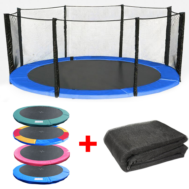 Trampoline Replacement Spring Cover Padding Pad & Safety Net Bundle 8