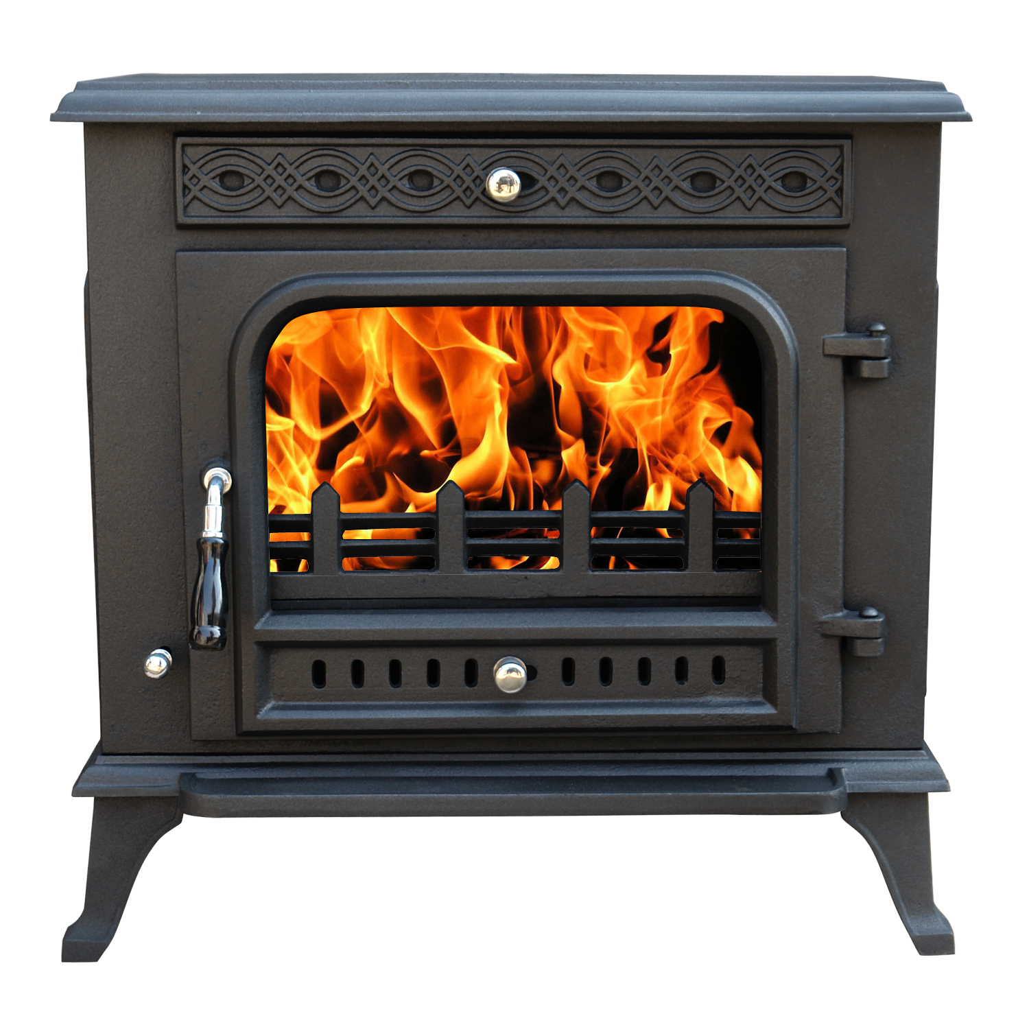 JA031 13KW MultiFuel WoodBurning Stove WoodBurner Cast Iron Log Burner