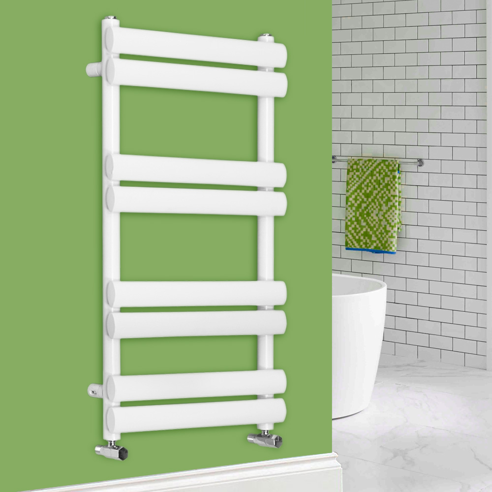 Designer Oval Column Bathroom Heated Towel Rail Radiator Warmer Central