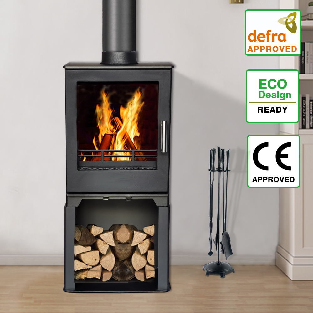 Defra Approved Kw Woodburner Stove Multifuel Eco Design Wood Burning