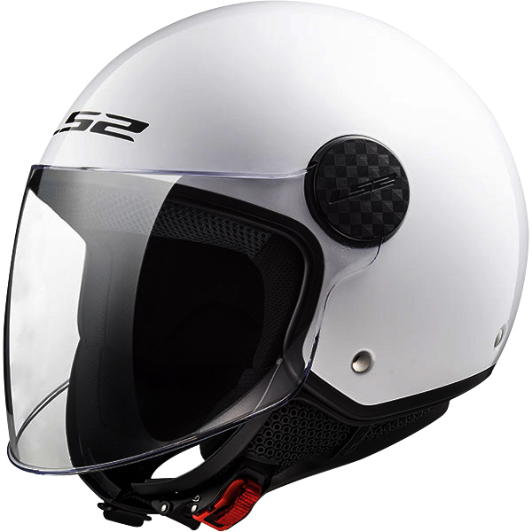 LS2 OF558 SPHERE GLOSS WHITE OPEN FACE JET HELMET Motorbike Motorcycle Scooter Biker Sports Touring Urban Downtown ECE Approved Adult Crash Helmet 
