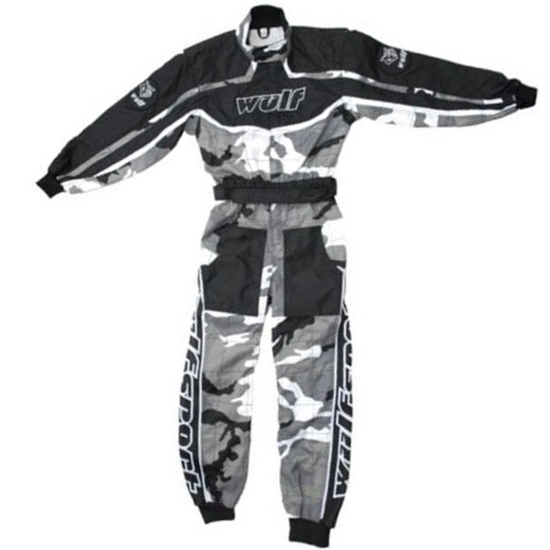 WULFSPORT JUNIOR KIDS CAMO KART SUIT Motocross Quad Sport Racing Overall Jump Suit - Pink - Junior (XS) 3-4 Yrs