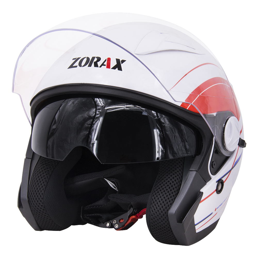 Leopard LEO608 Double Sun Visor Open Face Motorbike Motorcycle Helmet