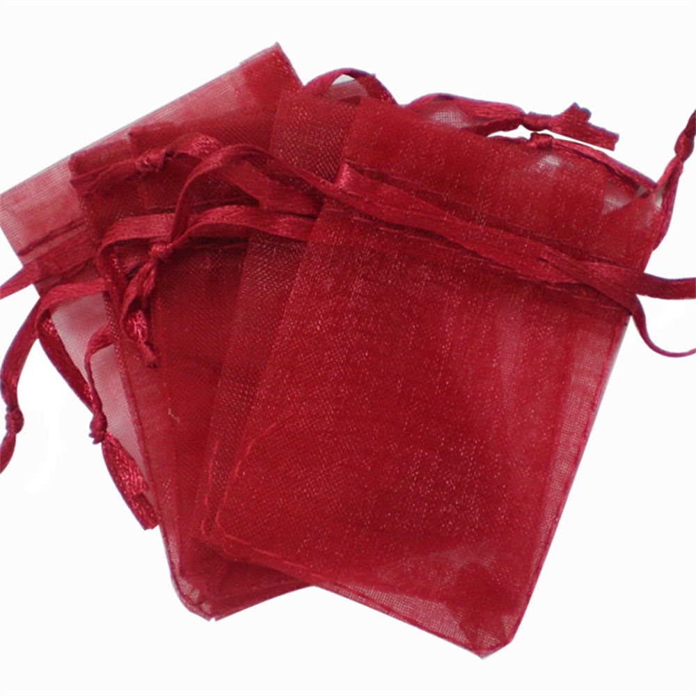 100 25 LUXURY Organza Gift Bags Jewellery Pouch XMAS Wedding Party