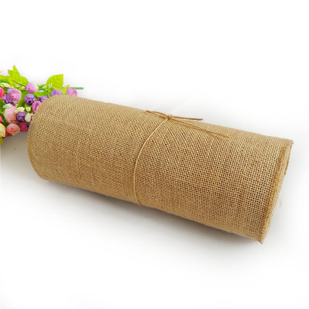 M X Cm Hessian Table Runners Hessian Roll Fabric Burlap Jute Rustic