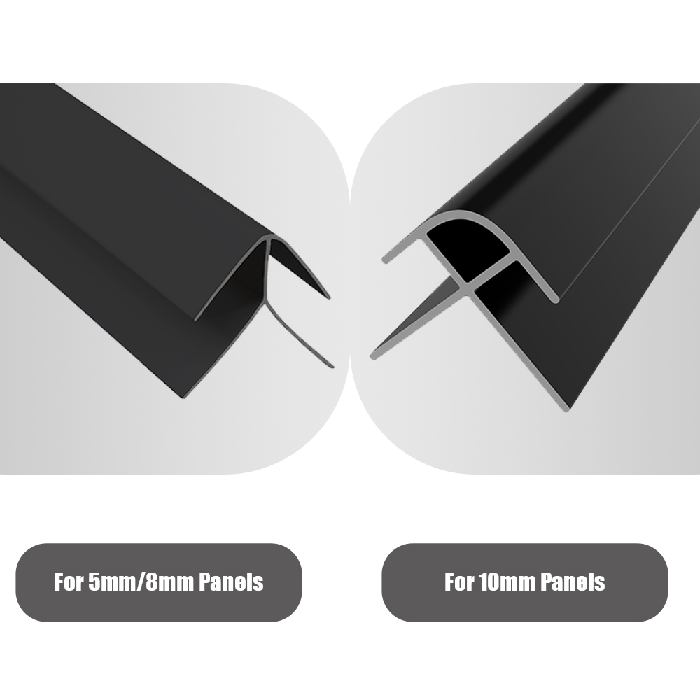 Trims For 5mm 8mm 10mm Shower Wet Wall Panels Bathroom PVC Cladding Ceiling
