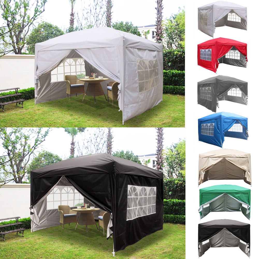 gazebos 3x3 with side panels