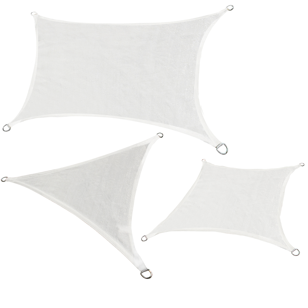 Outdoor Sun Shade Sail Garden HDPE Patio Sunscreen Awning 90% UV Block Protect
