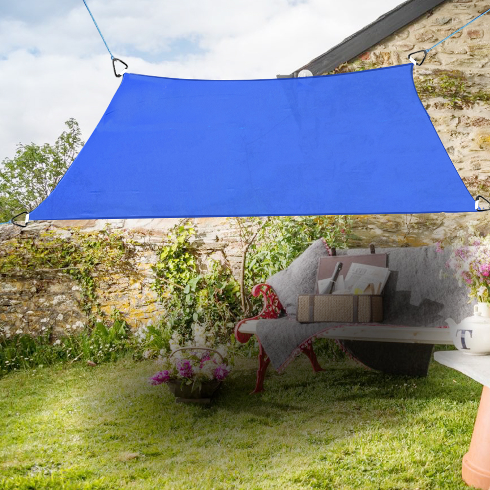 4m x 4m Sun Shade Sail Garden Patio Awning Canopy Screen 98% UV Block NEW