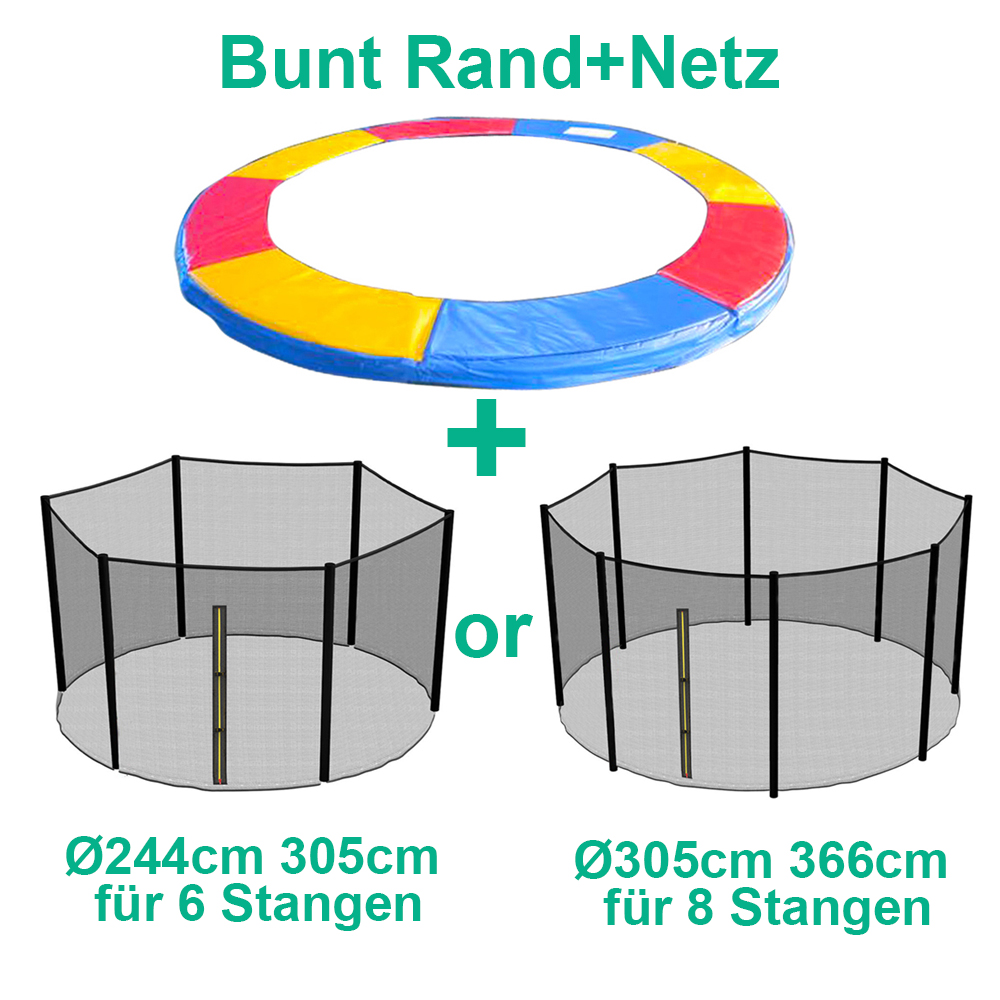 Ersatzteile für Trampolin Ø244 305 366 427cm Randabdeckung
