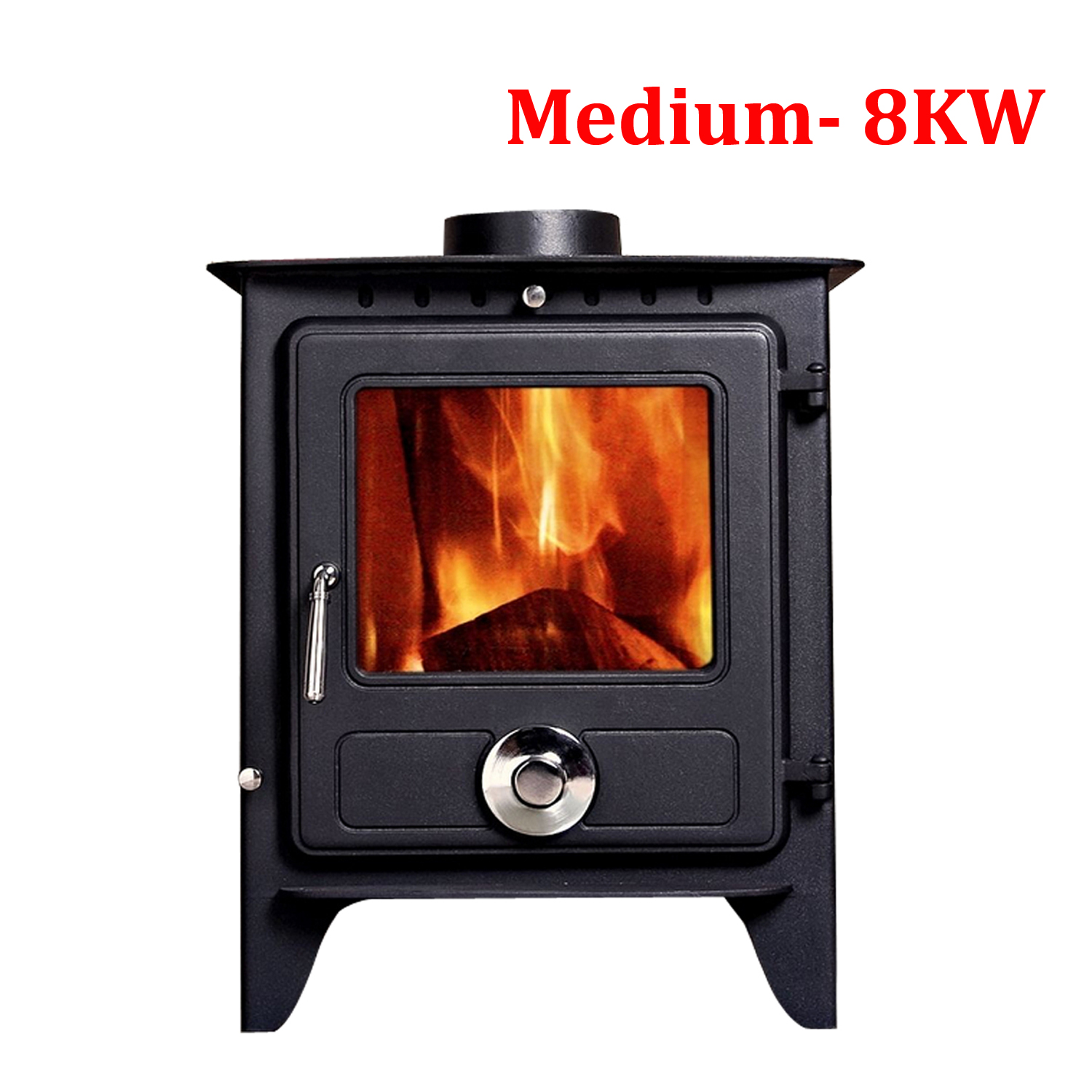 thumbnail 13  - Reepham Multifuel Clean Burn Log Burning Steel Wood Burner Stove Fireplace New