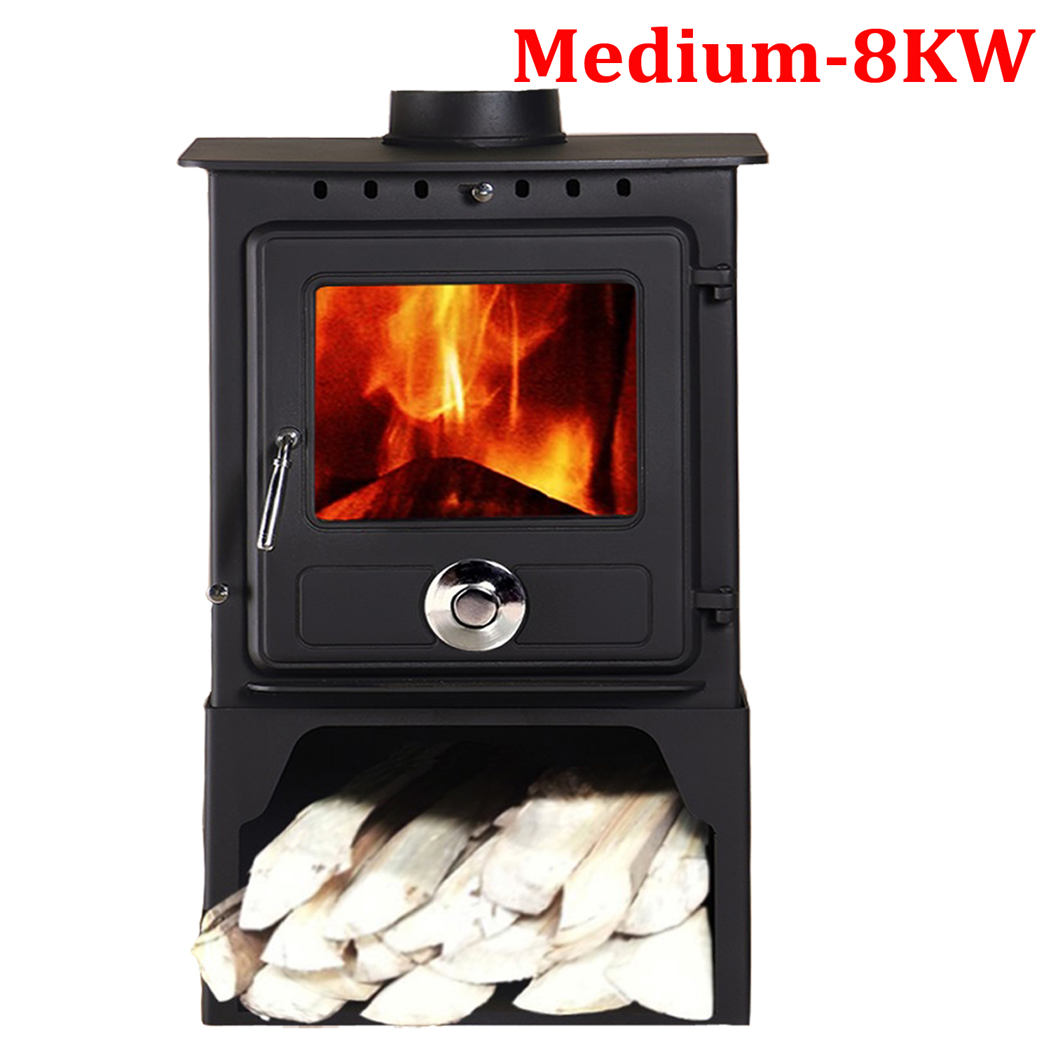 thumbnail 15  - Reepham Multifuel Clean Burn Log Burning Steel Wood Burner Stove Fireplace New