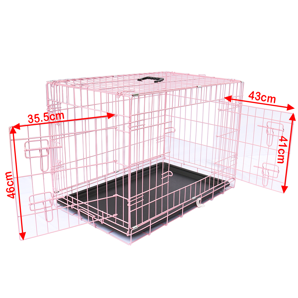 36 inch 2024 pink dog crate