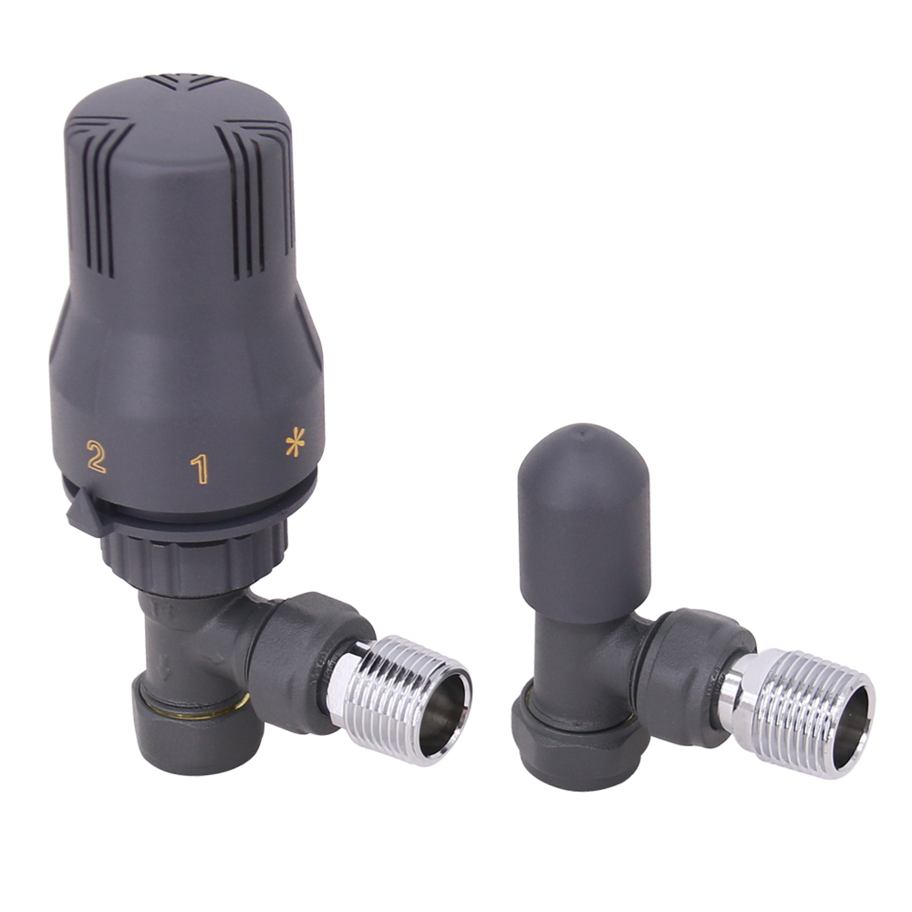Thermostatic Manual Radiator Tower Rail Straight Angled Valves ...