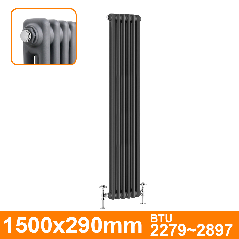 Traditional 2 3 4 Column Radiator Horizontal Vertical Rads Cast Iron ...