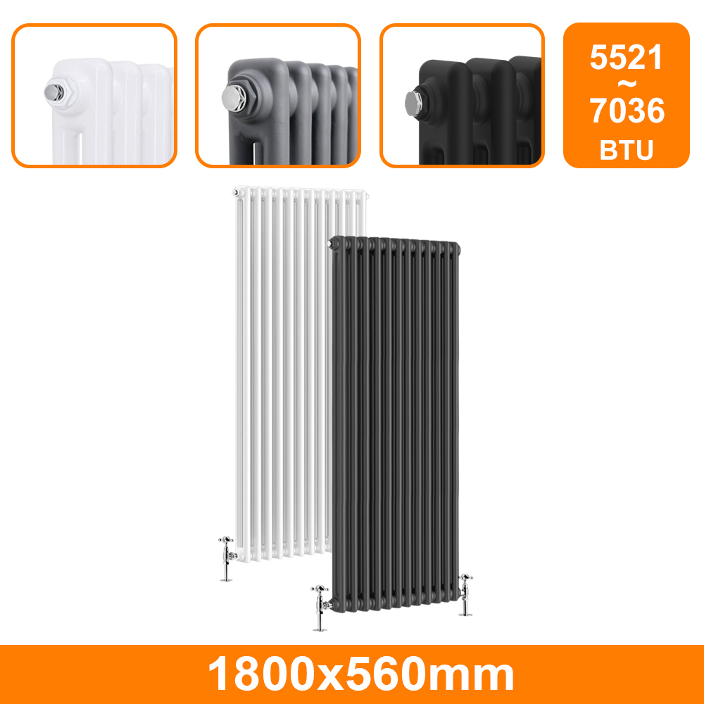Traditional 2 3 4 Column Radiator Vertical Horizontal Cast Iron Style Rads