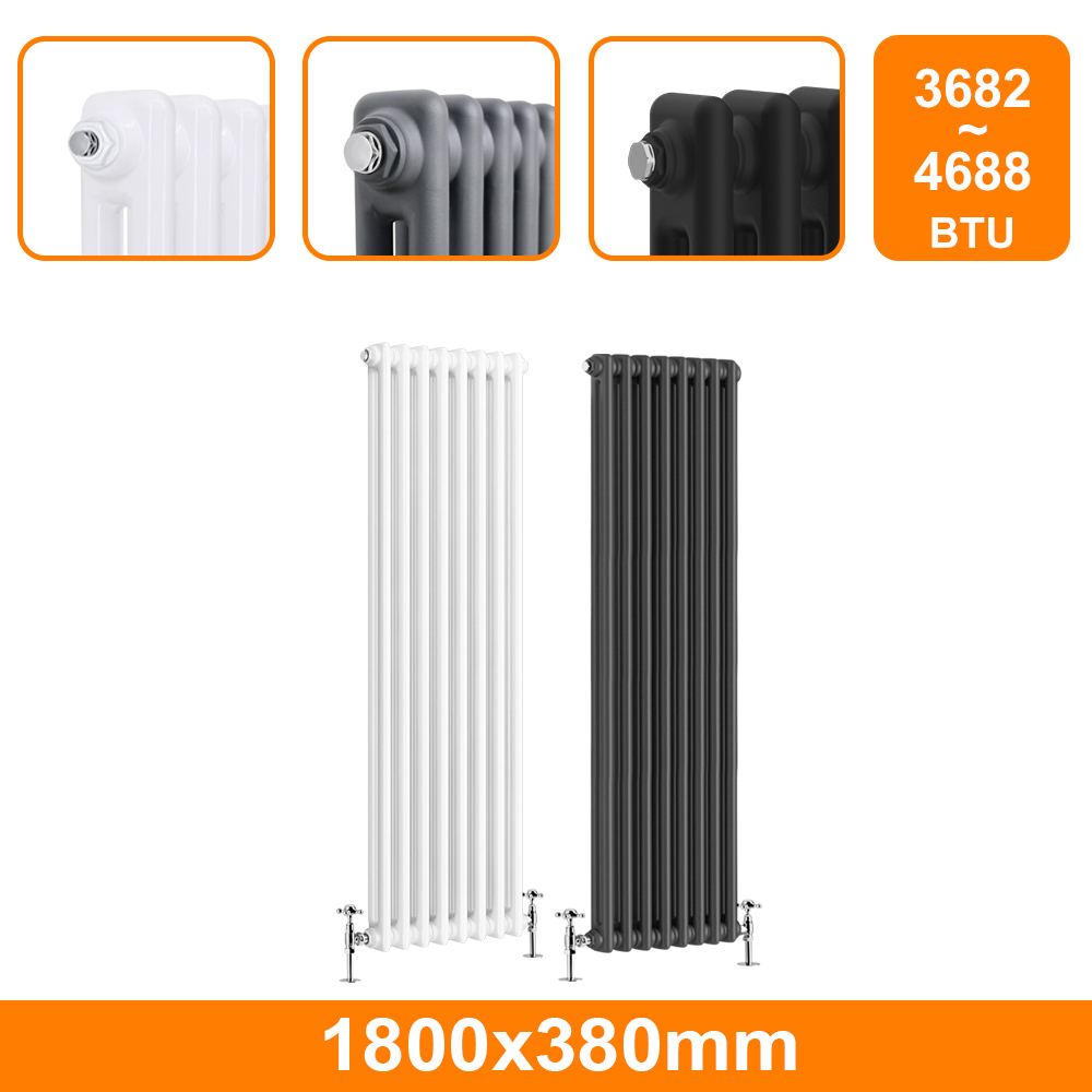 Traditional 2 3 4 Column Radiator Vertical Horizontal Cast Iron Style Rads