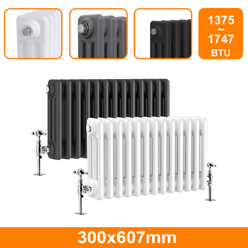 Traditional 2 3 4 Column Radiator Vertical Horizontal Cast Iron Style Rads