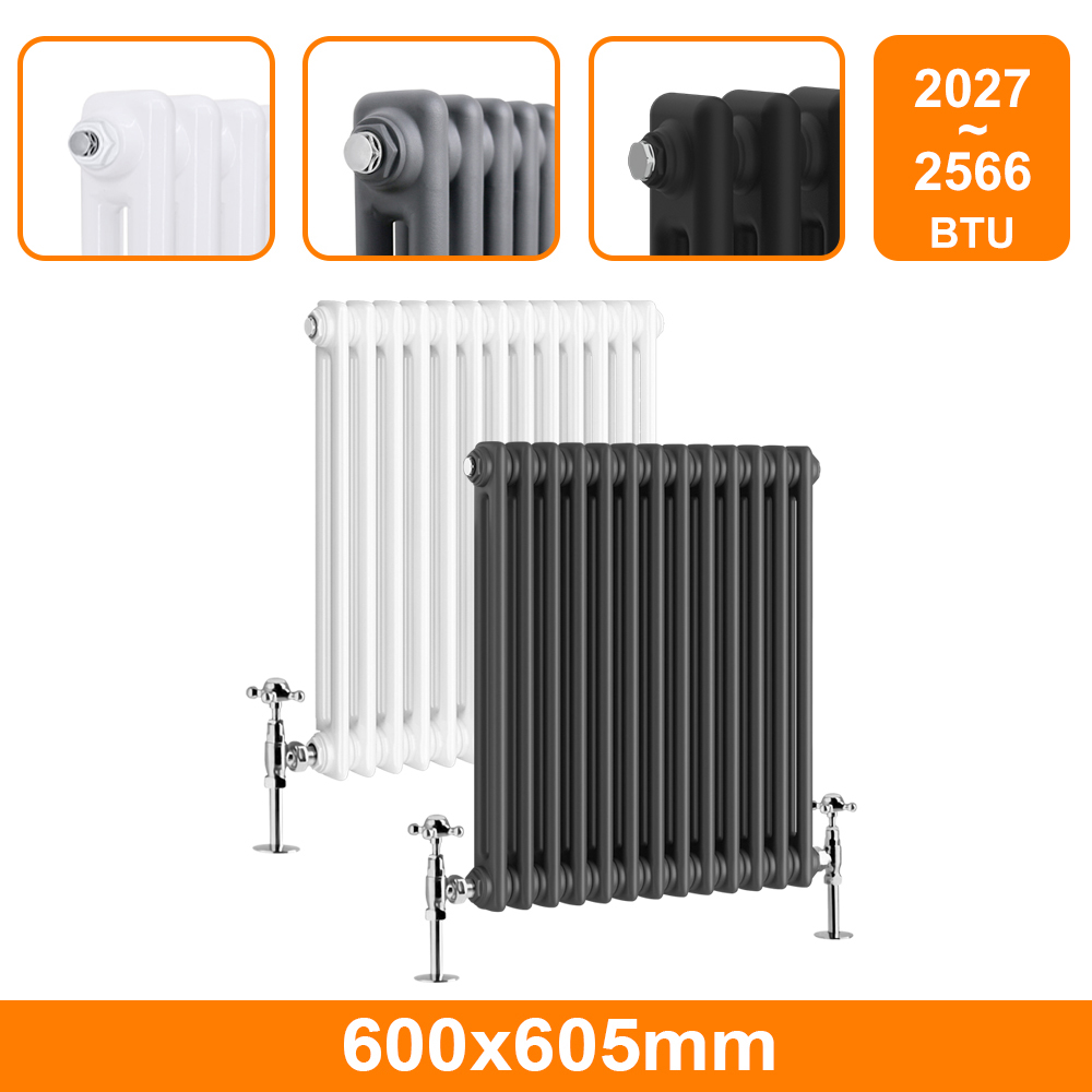 Traditional 2 3 4 Column Radiator Vertical Horizontal Cast Iron Style Rads