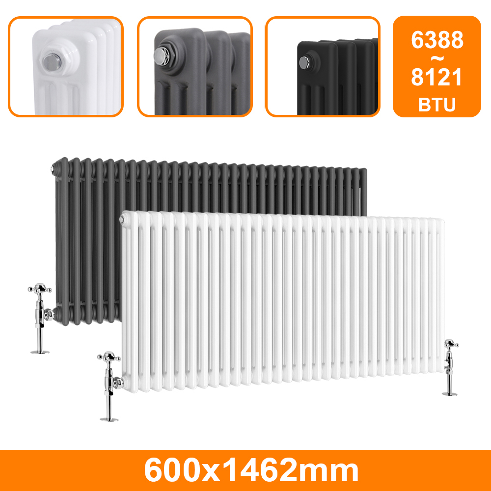 Traditional 2 3 4 Column Radiator Vertical Horizontal Cast Iron Style Rads