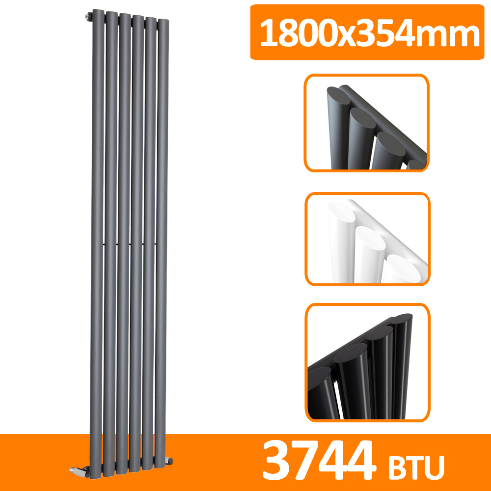 Horizontal Vertical Designer Radiator Flat Panel Oval Column Central Heating