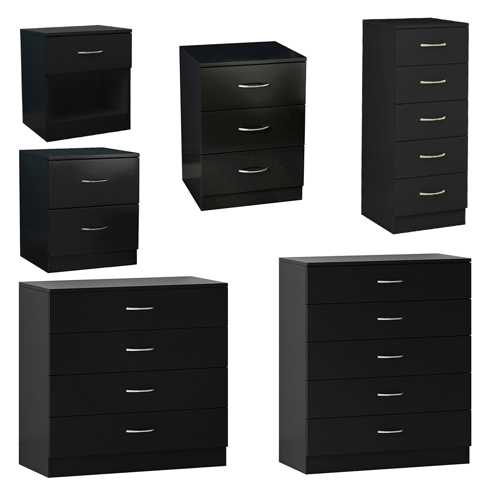 Modern Chest of Drawers Bedside Cabinet Nightstand 1 2 3 4 5 Drawer Bedroom