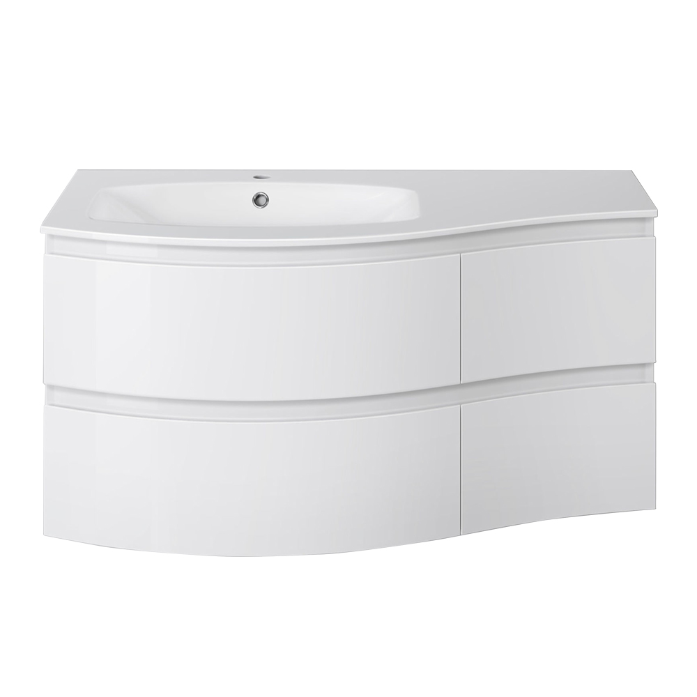 700 1000 Bathroom Vanity Unit Basin Sink 2 Door Wall Hung Storage