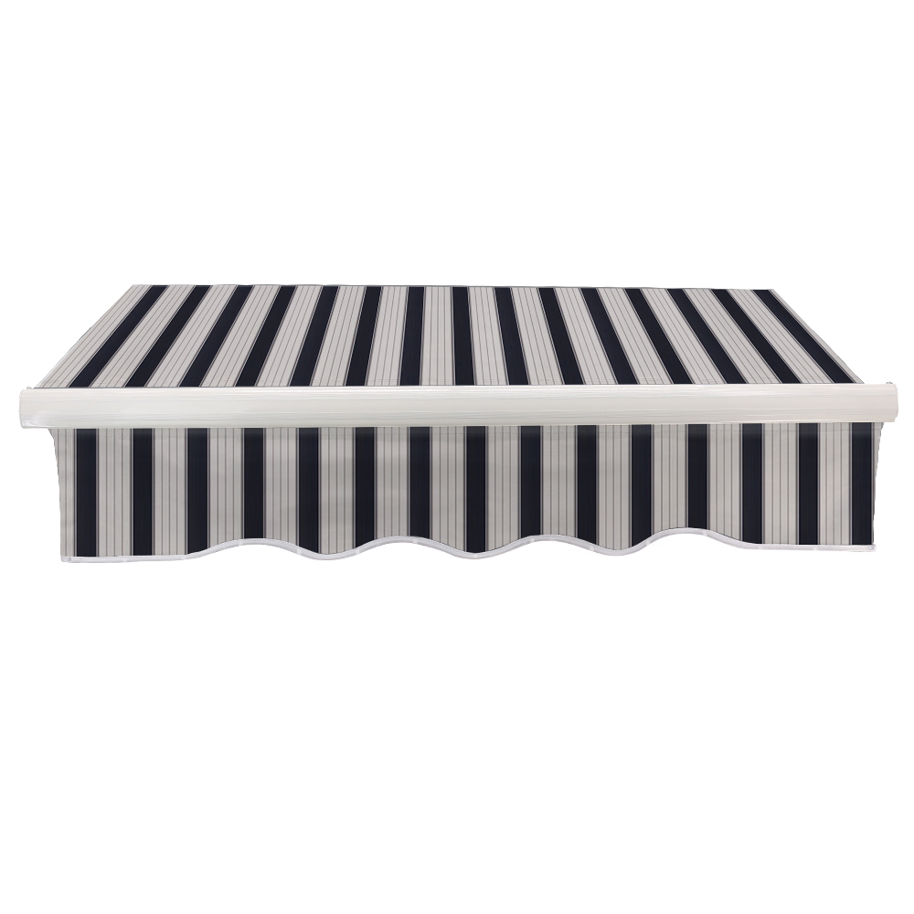 Garden Patio Awning Canopy Sun Shade Shelter Replacement Fabric Top Cover+Frill
