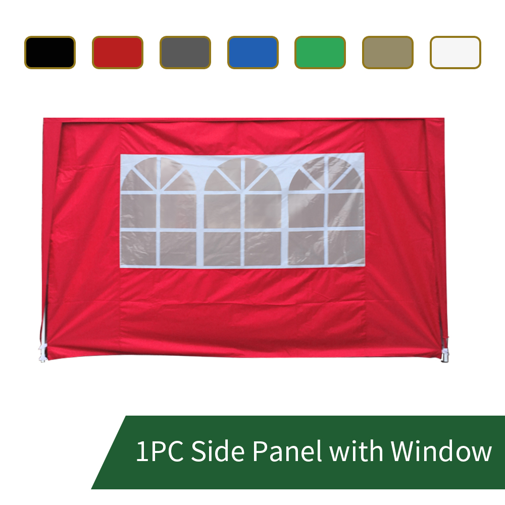 3x3m Pop Up Gazebo Frame Side Panels Top Cover Marquee Canopy Tent Sand Bags