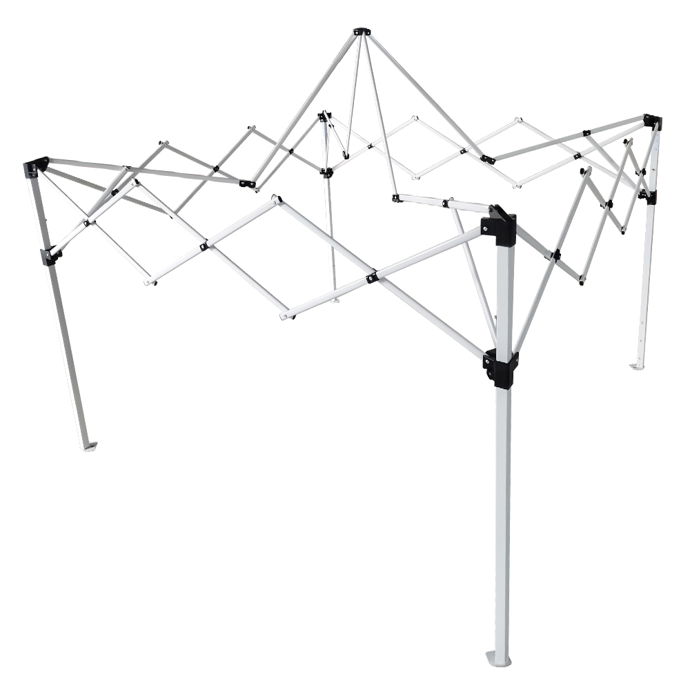 3x3m Pop Up Gazebo Frame Side Panels Top Cover Marquee Canopy Tent Sand Bags