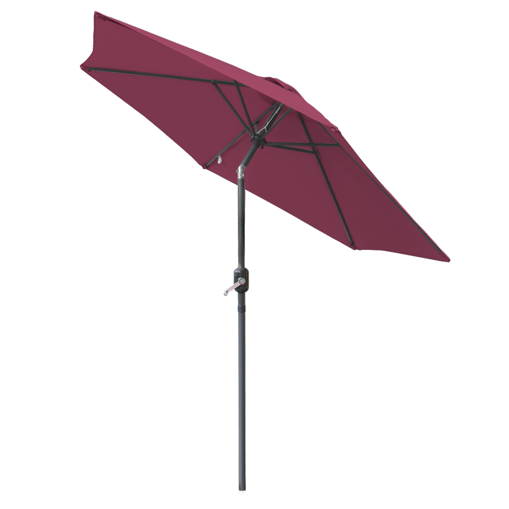 Sonnenschirm Ø 2,7 m Sonnenschutz Gartenschirm Terrassenschirm knickbar