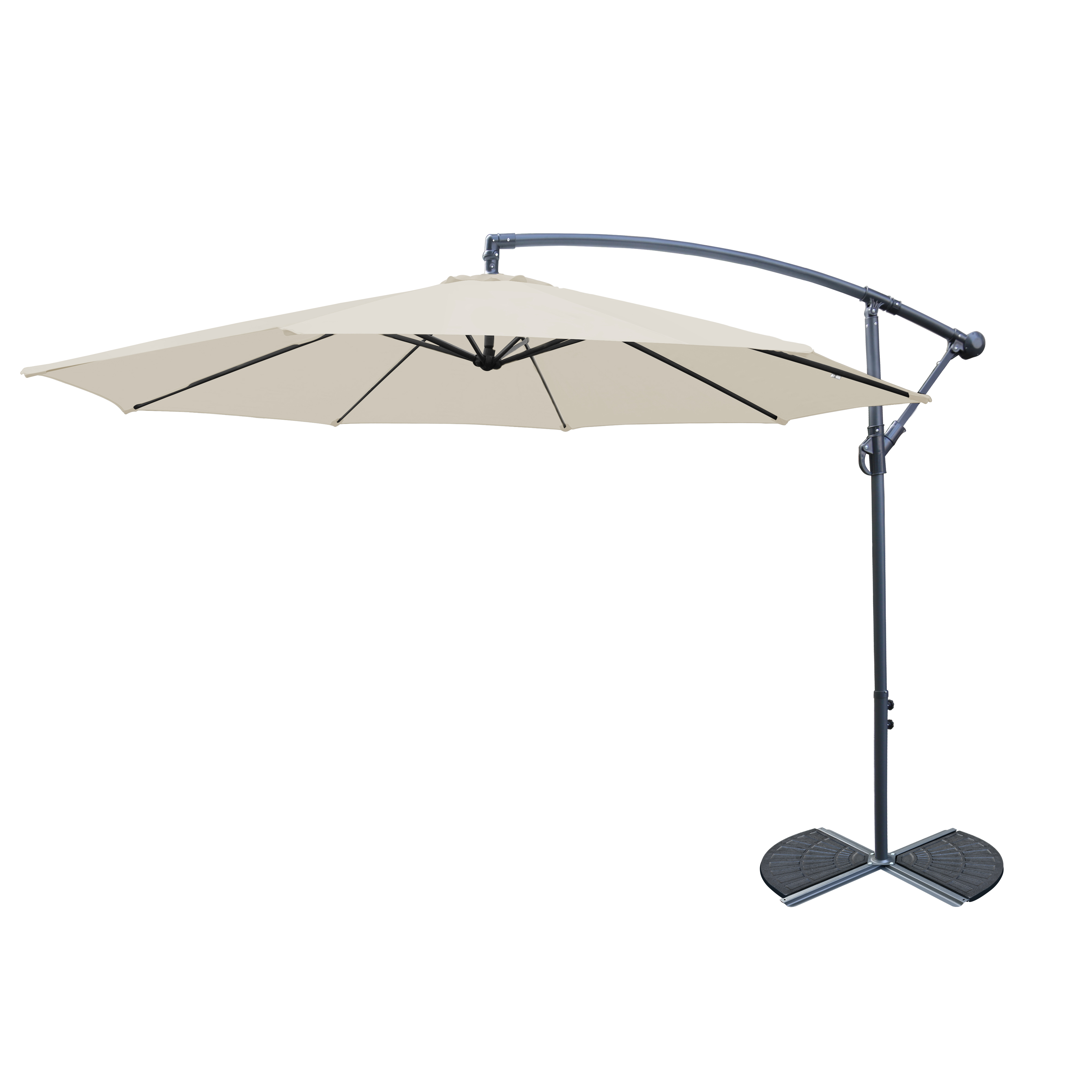 2pcs Heavy Duty Garden Cantilever Parasol Base Weights Umbrella Concrete Stand 7425750453853 eBay