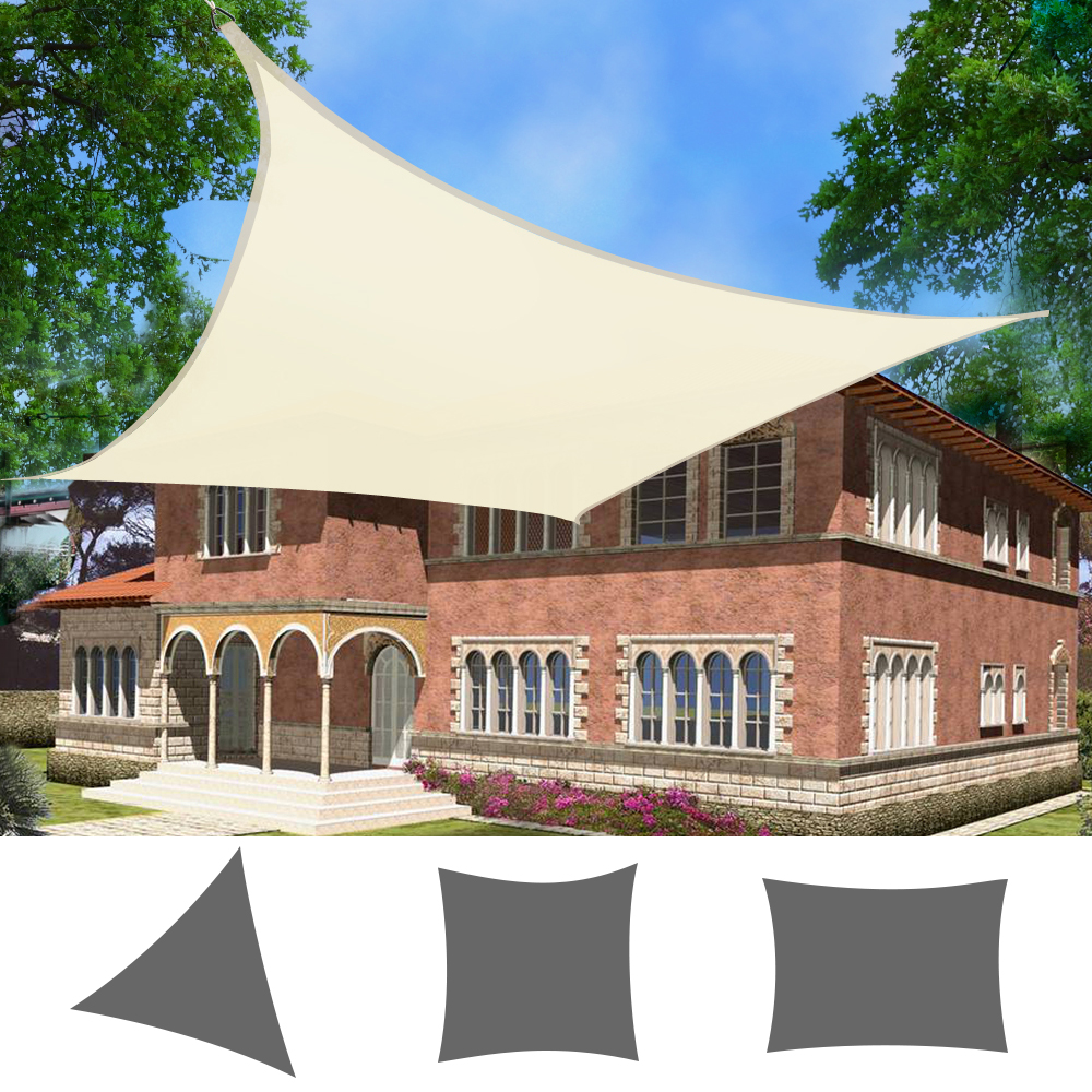 Sun Shade Sail Outdoor Garden Patio Party Sunscreen Awning Canopy UV Block New