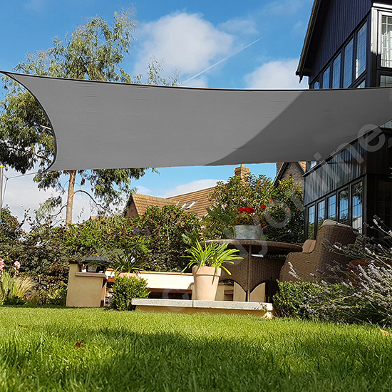 Sun Shade Sail Garden Patio Party Sunscreen Awning Canopy 98% UV Block Square