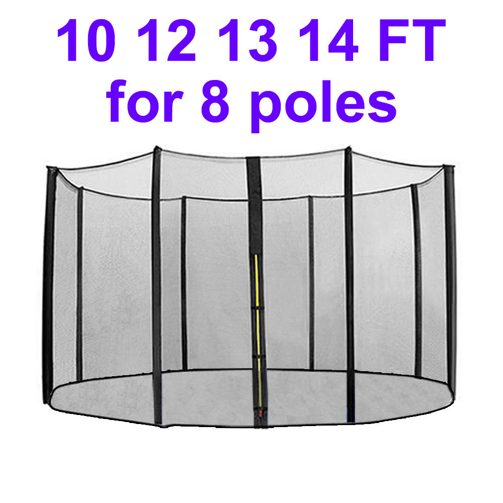 Trampoline Replacement Safety Net Enclosure Spring Cover Pad 6 8 10 12