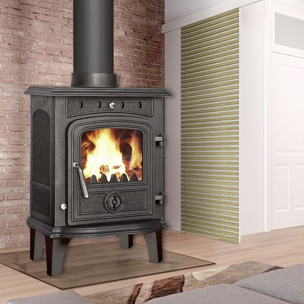 4 5kw Woodburning Stove High Efficient Cast Iron Log Burner