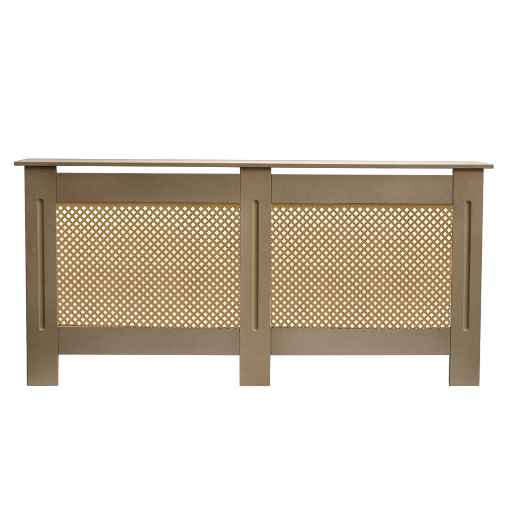 Natural Extra Lzrge Radiator Cover Modern MDF Wood Radiator