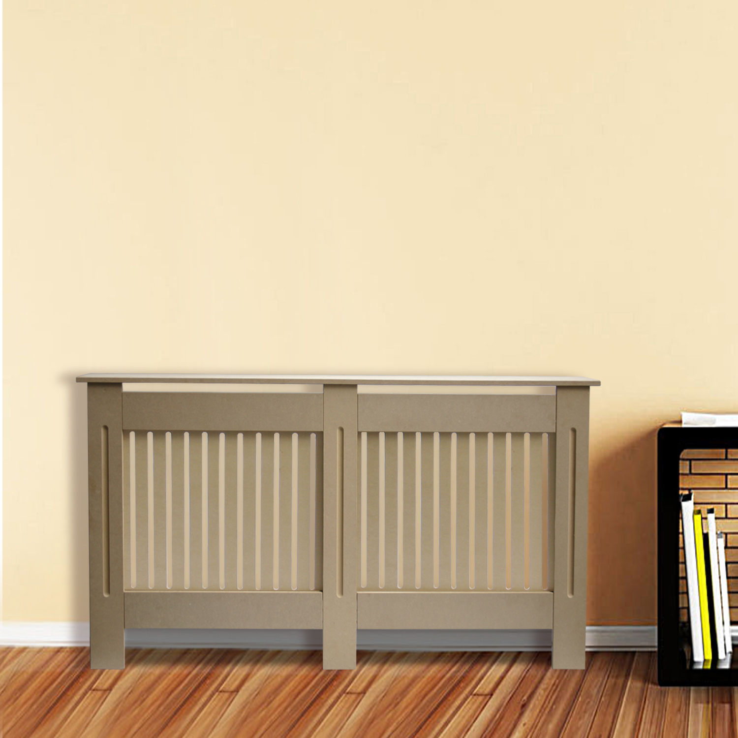 Unfinished Radiator Cover Natural Home Radiator MDF Vertical