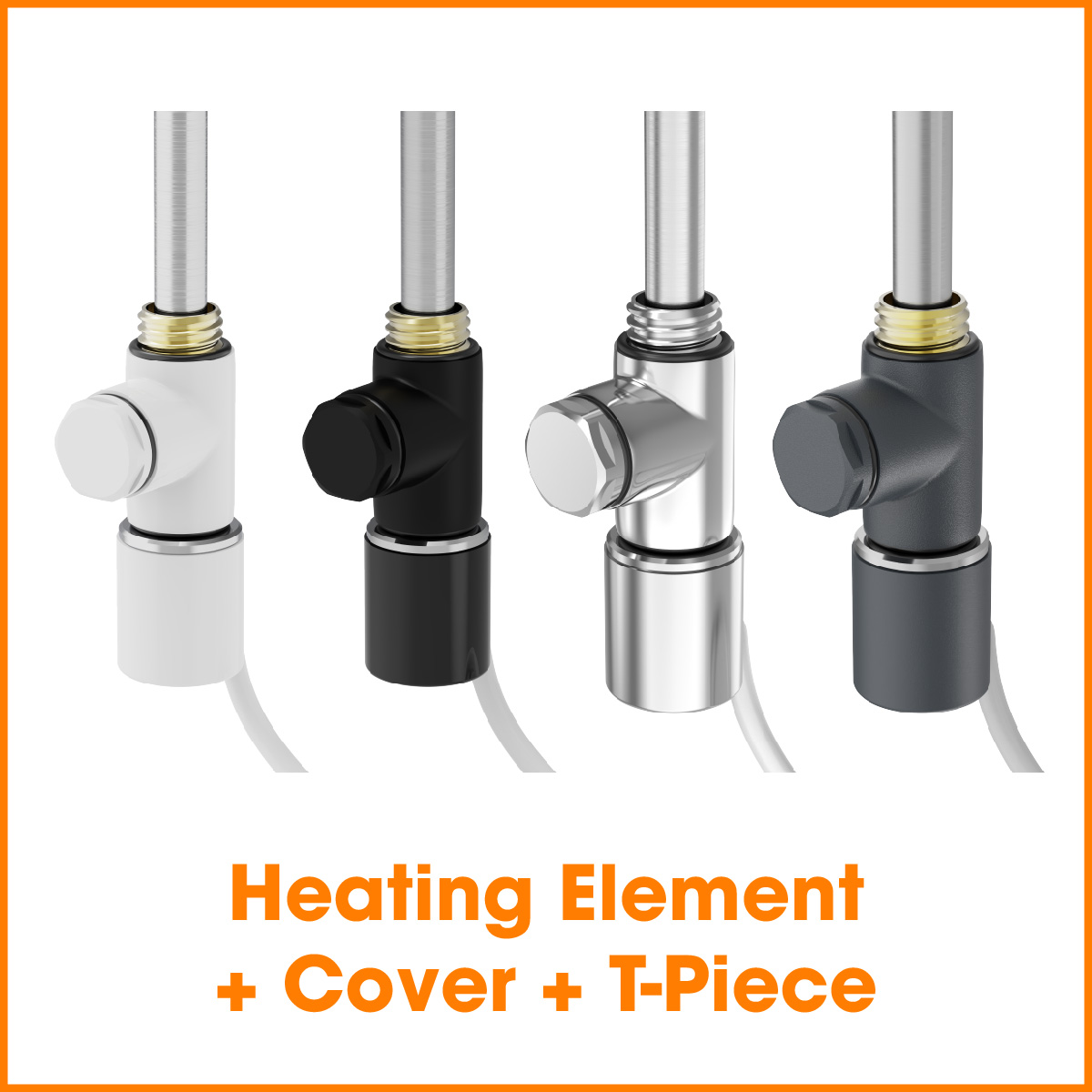 Electric Heating Element for Heated Towel Rail Radiator Dual Fuel Kit 150-1000W