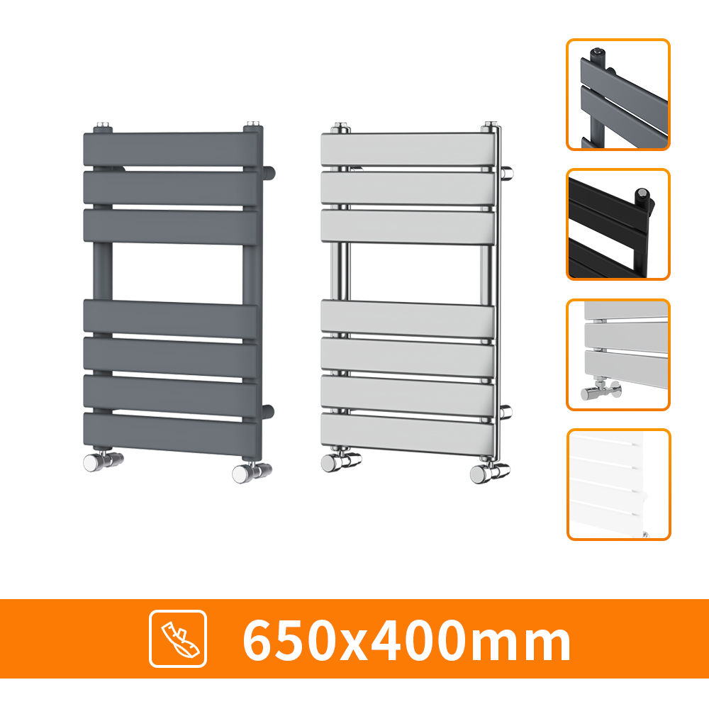 Horizontal Vertical Designer Radiator Flat Panel Towel Rail Central Heating