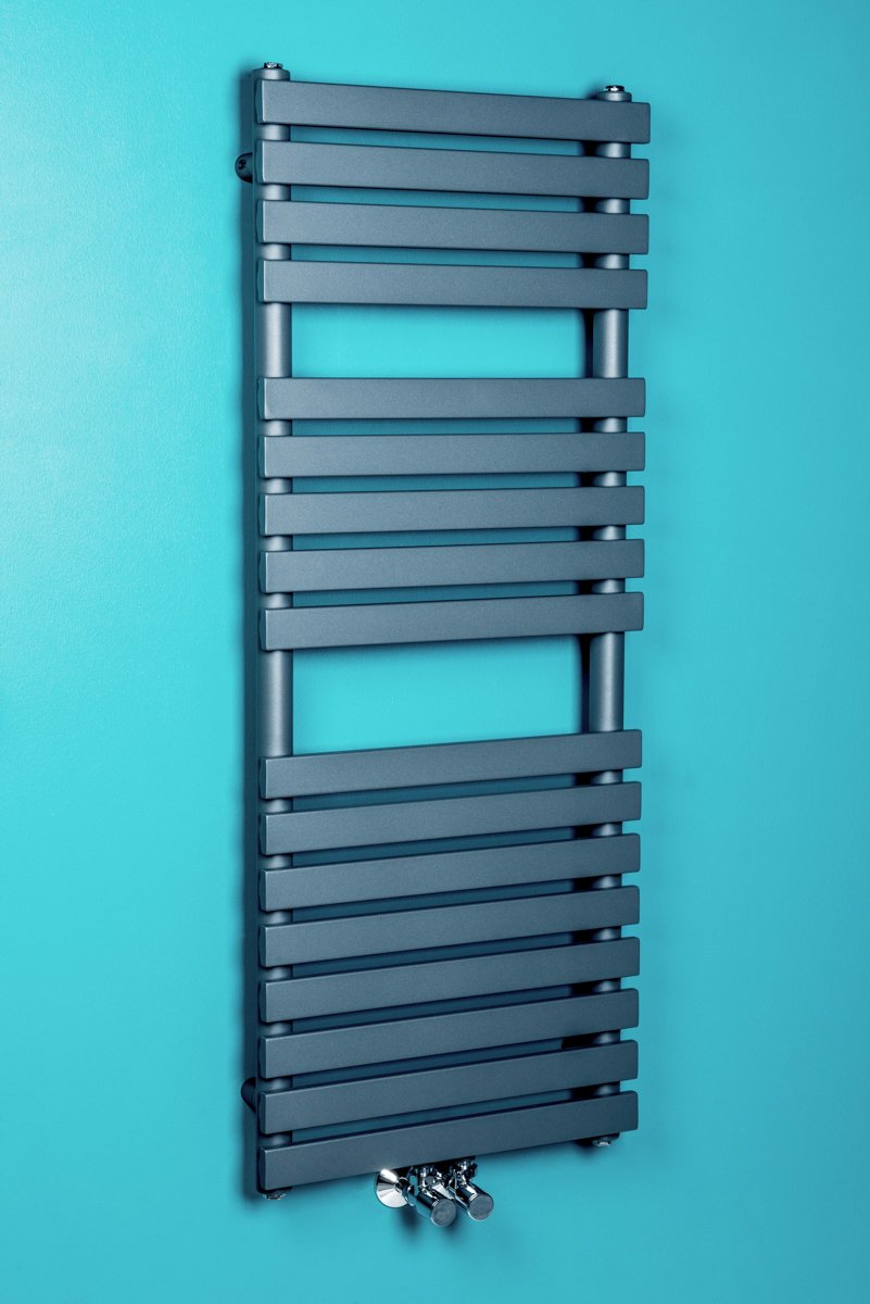 Designer Flat Panel Bathroom Heated Towel Rail Radiator Ladder Warmer ...