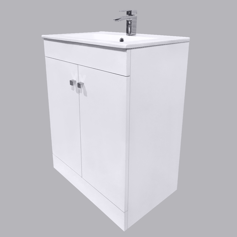 600mm Bathroom Basin Sink Vanity Unit Floor Standing Storage