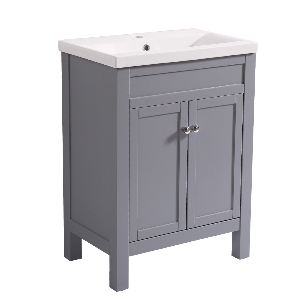 Bathroom Basin Sink Vanity Unit Traditional Tall Cabinet Storage BTW ...