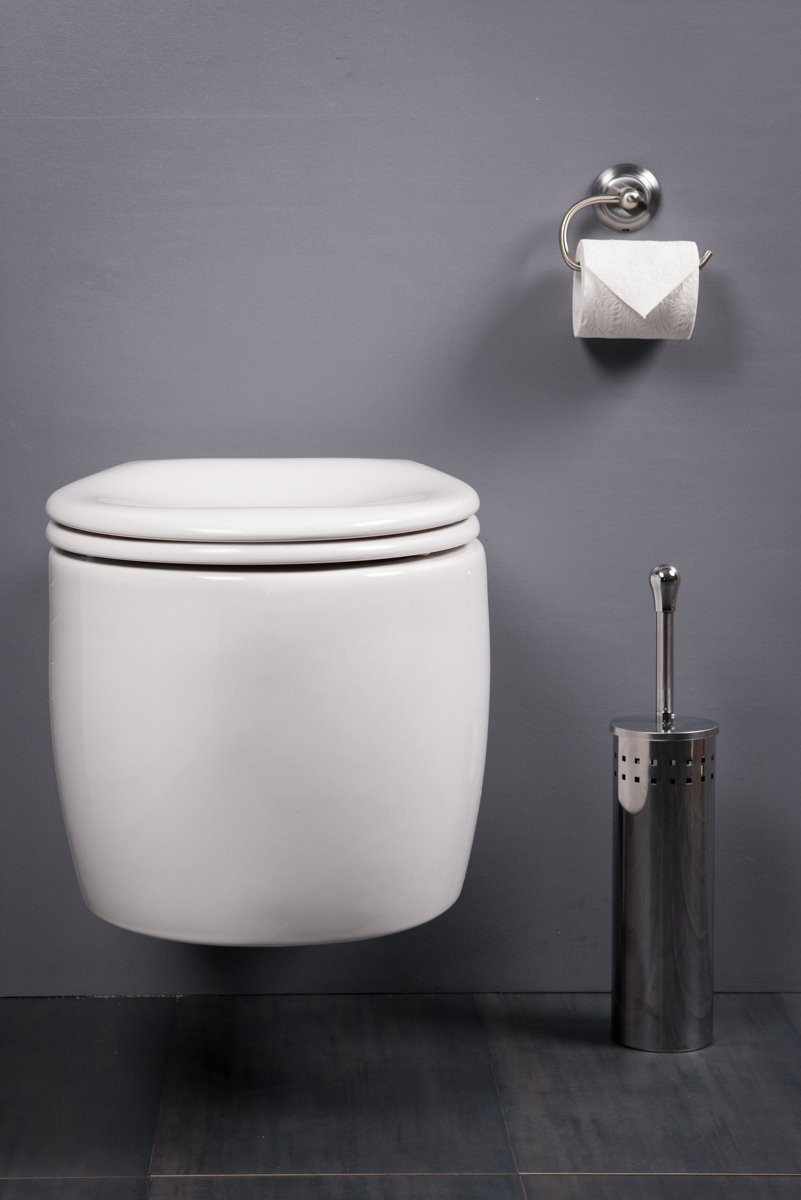 Wall Hung Toilet Pan Back to Wall BTW WC Unit Ceramic with Soft Close