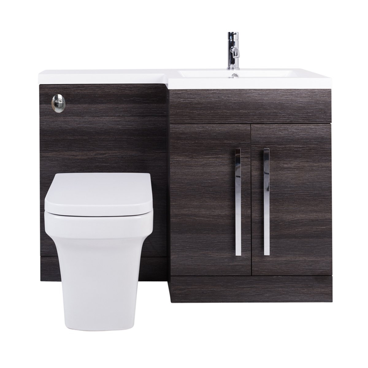 Bathroom Basin Vanity Unit Toilet Combined Furniture Tall
