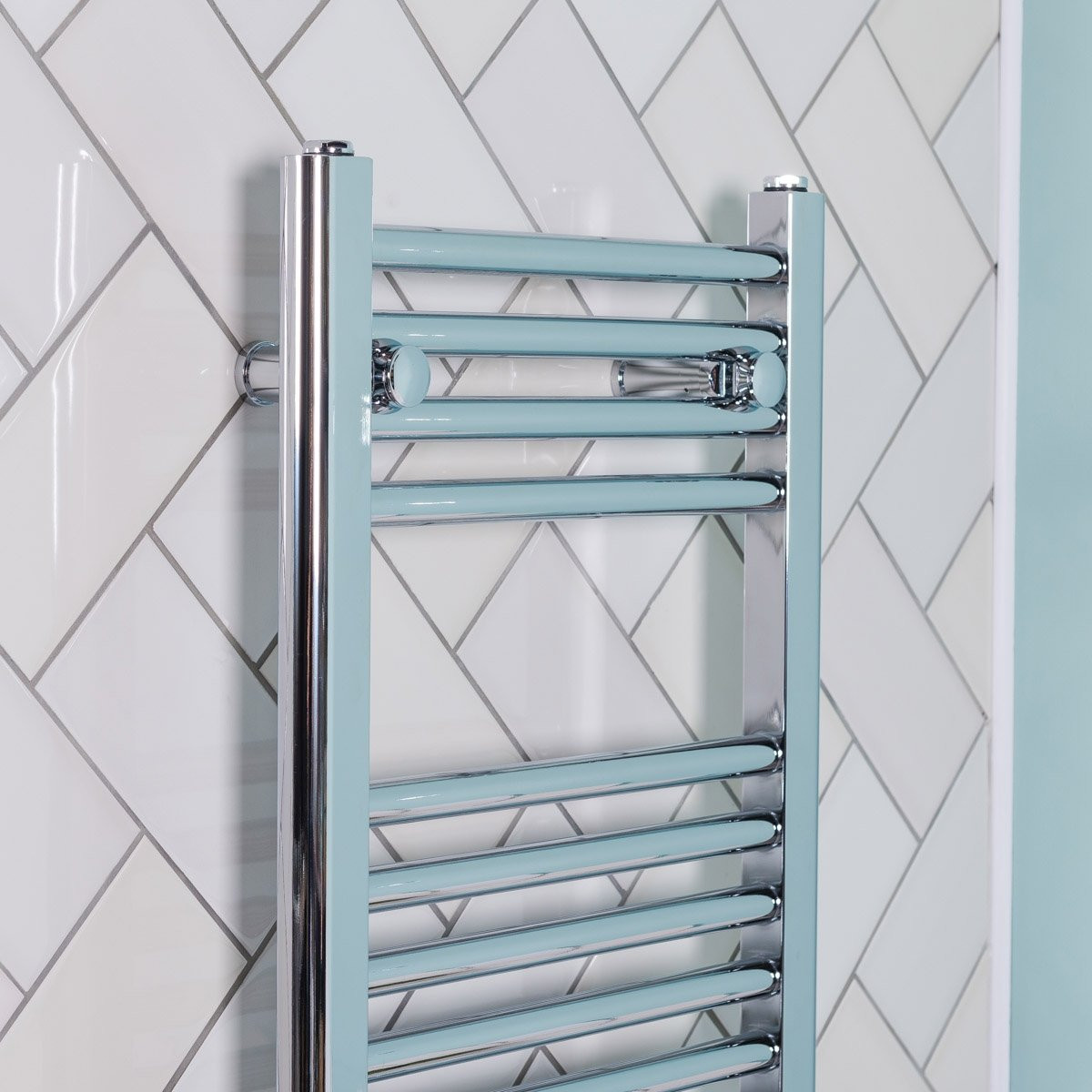 BATHROOM STRAIGHT HEATED Towel Rail Radiator Ladder Warmer Chrome All