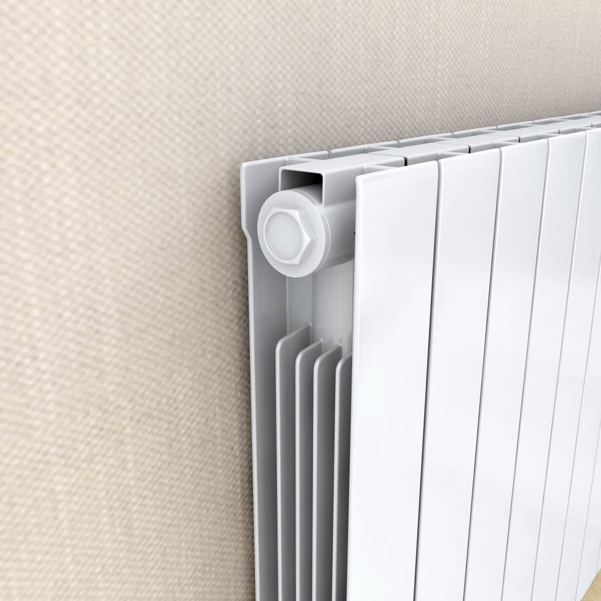 Electric Oil Filled Radiator LCD 24 Hour Timer Thermostatic Wall