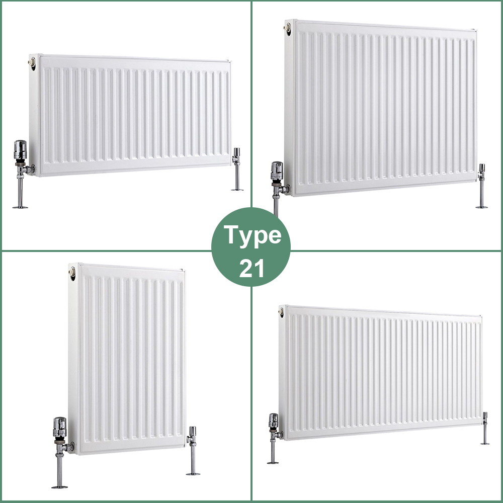 Convector Radiator Type 11 21 22 Single Double Compact Panel Central Heating