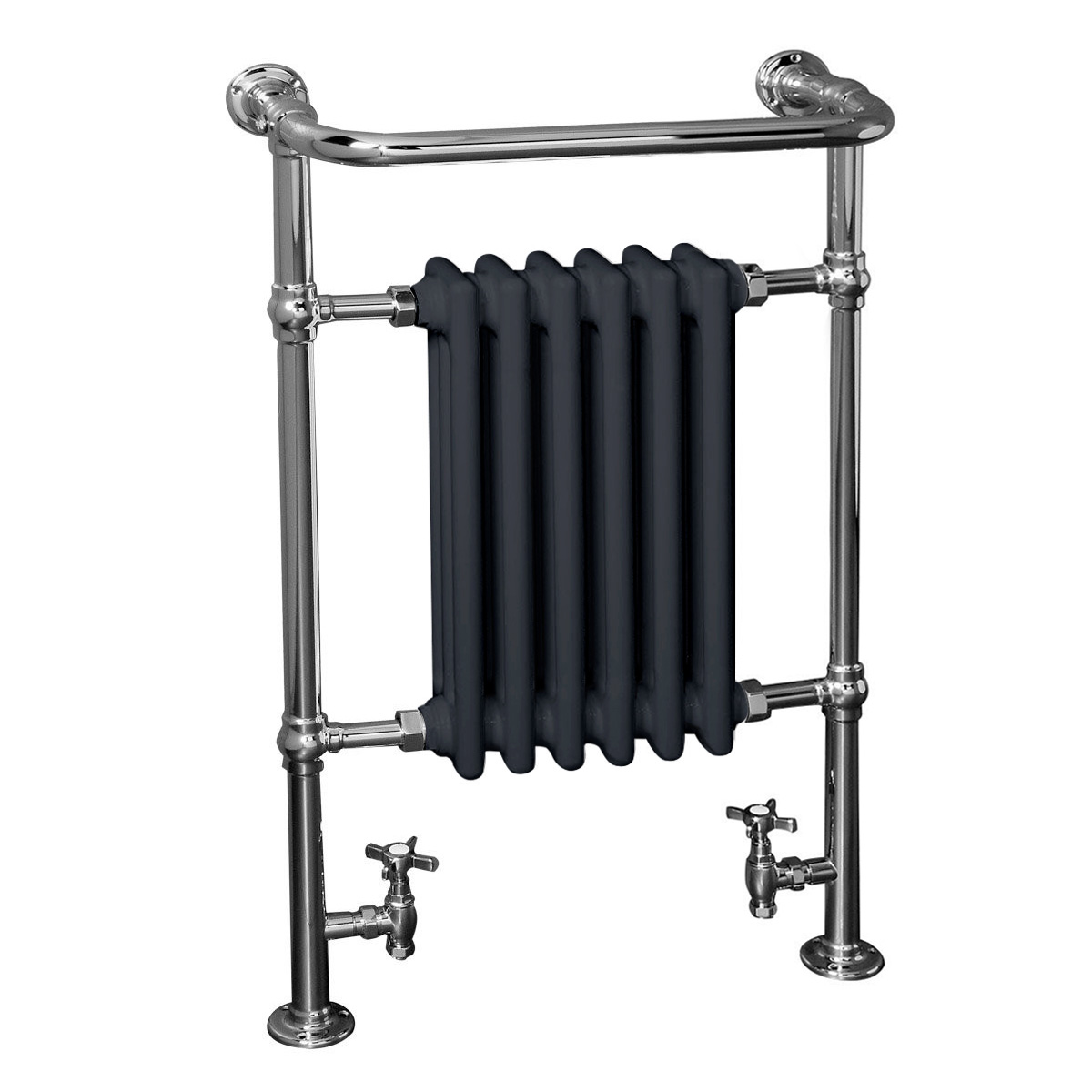 Bathroom Traditional Victorian Heated Towel Rail Radiators Free w