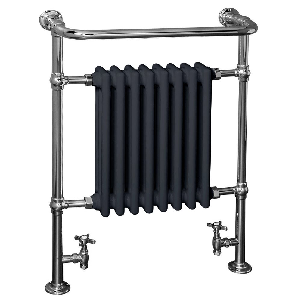 Bathroom Heated Towel Rail Traditional Column Radiator Anthracite